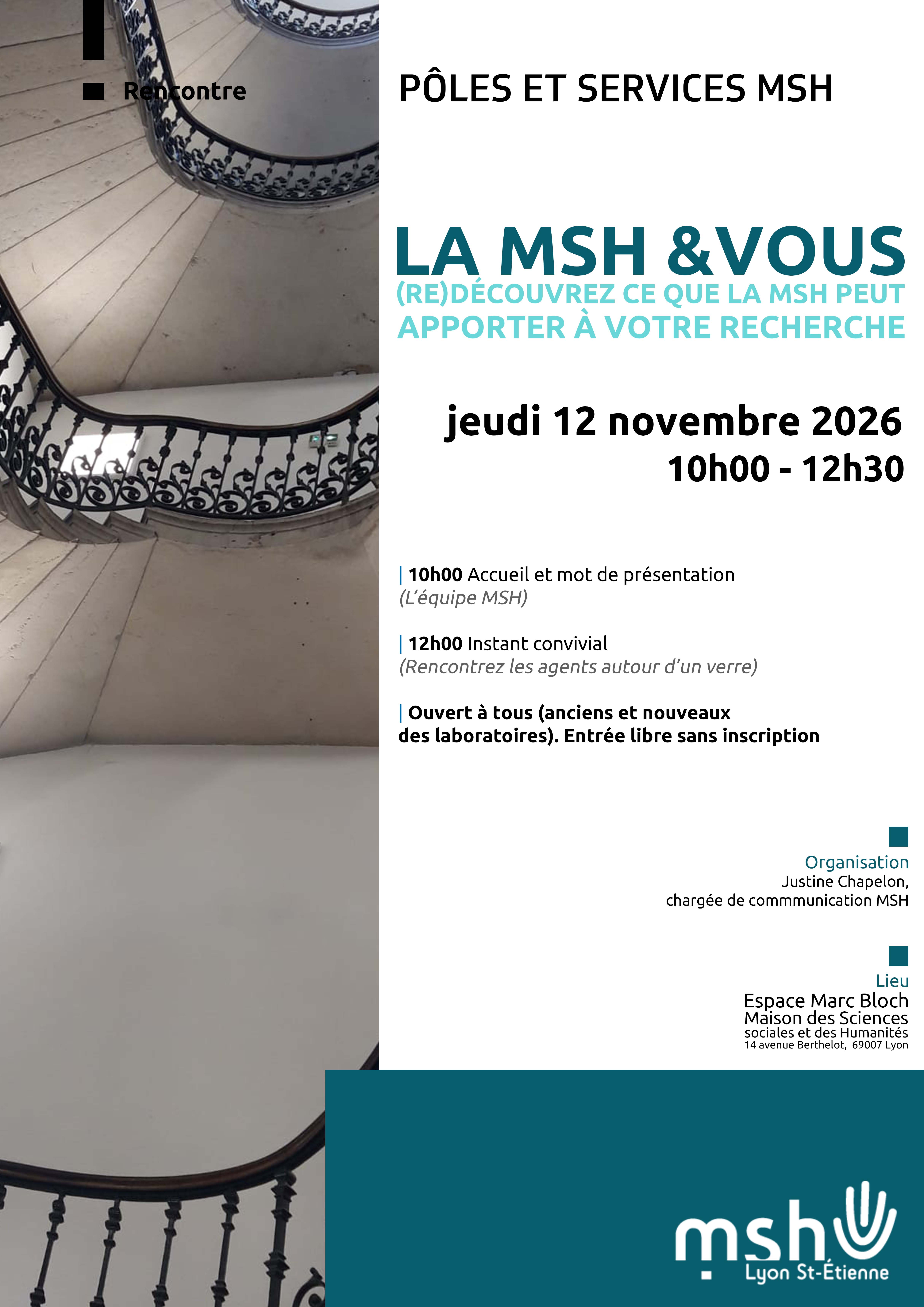affiche MSH&vous 2026
